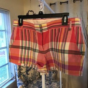 Plaid Jcrew Shorts